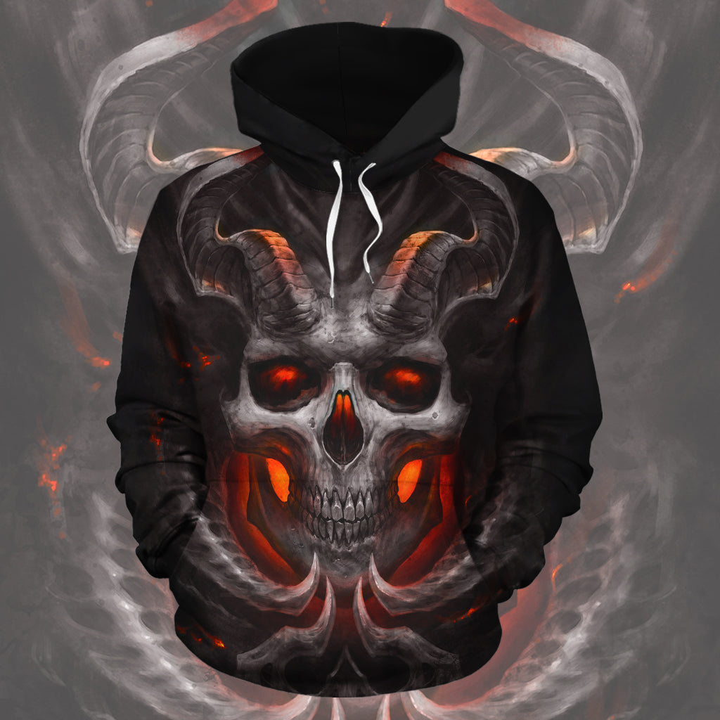 Skull 3D Hoodie - 00469