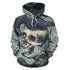 Skull 3D Hoodie - 00855