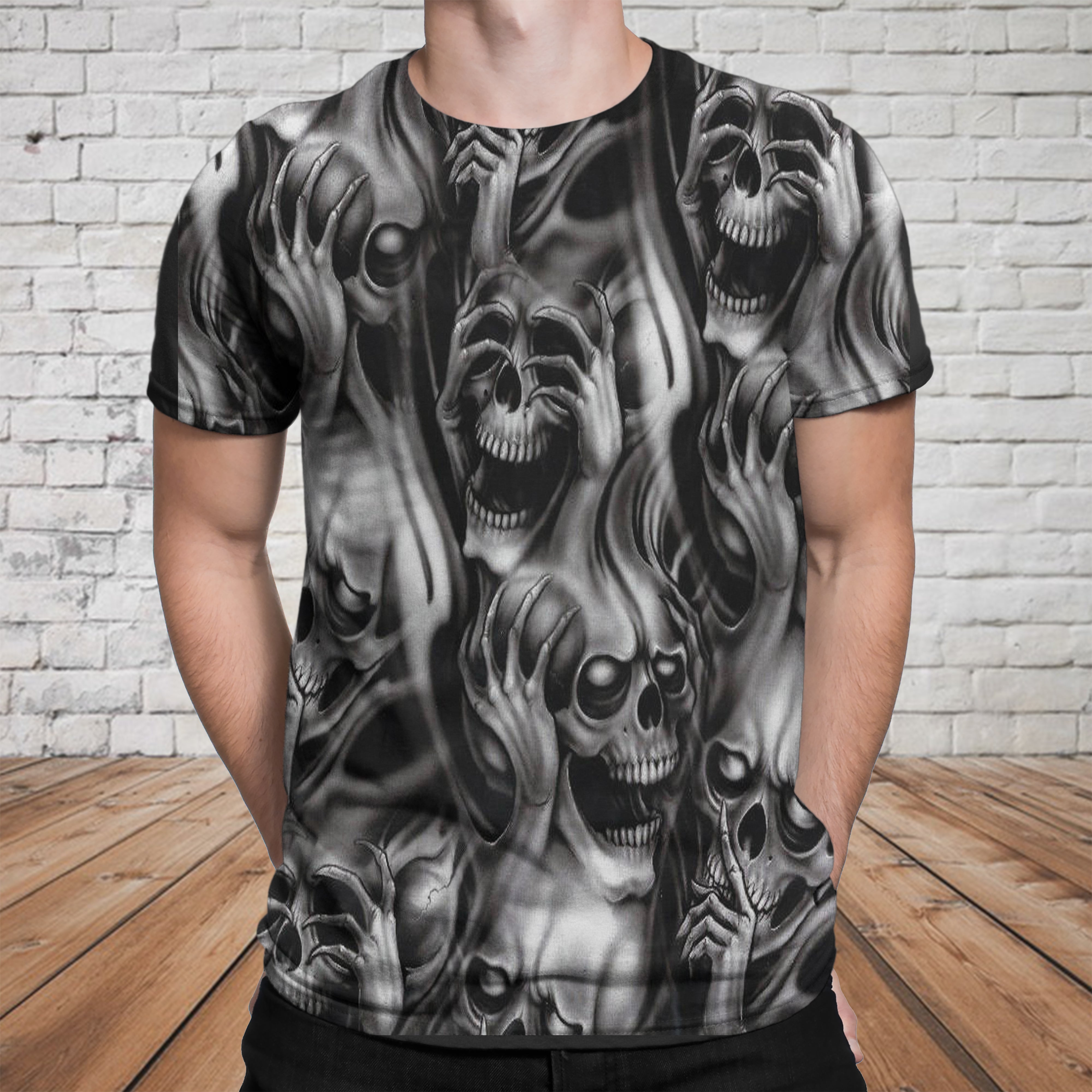 Skull 3D T-shirt - 01402