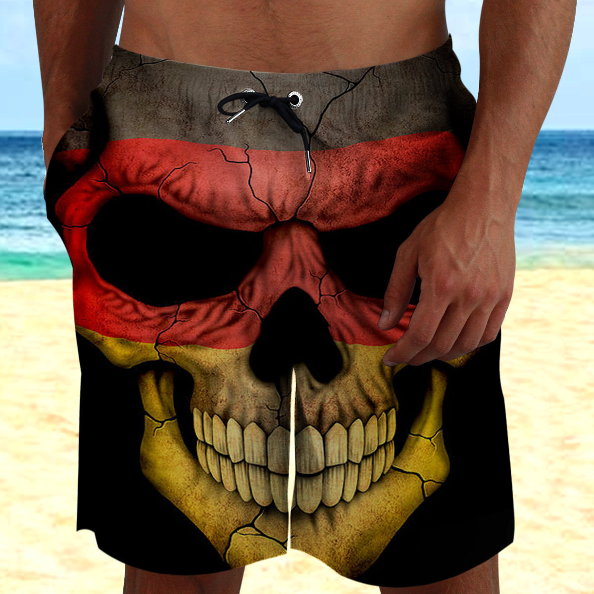 Skull 3D Shorts - 01534