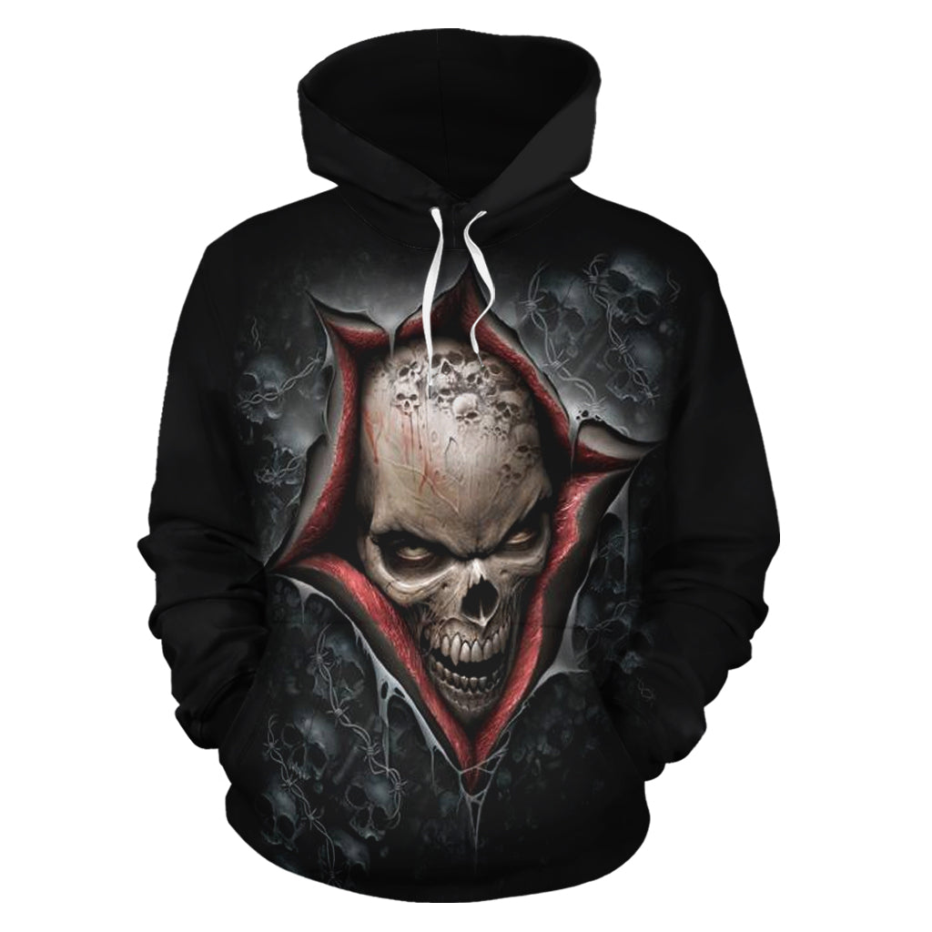Skull 3D Hoodie - 01535