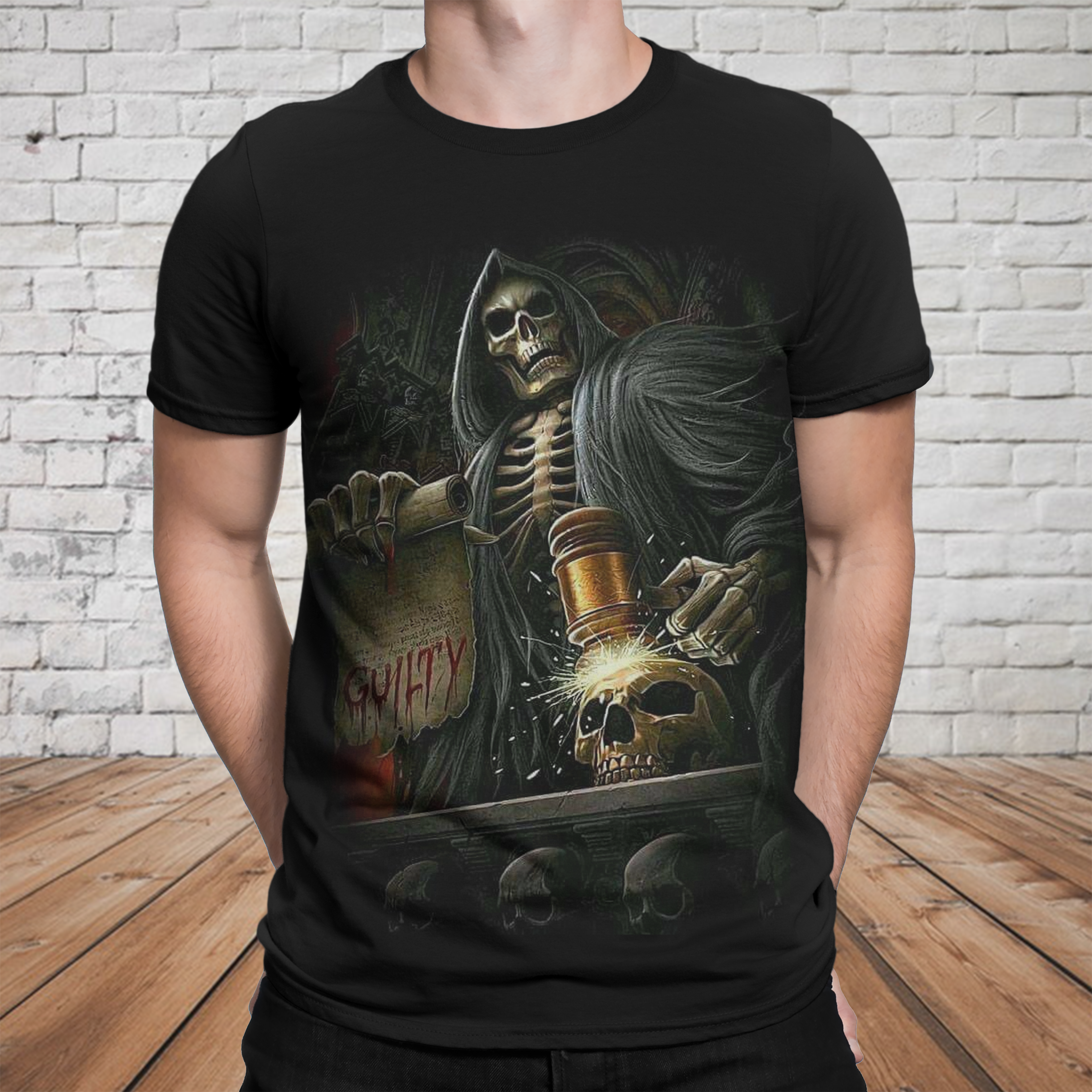 Skull 3D T-shirt - 02394