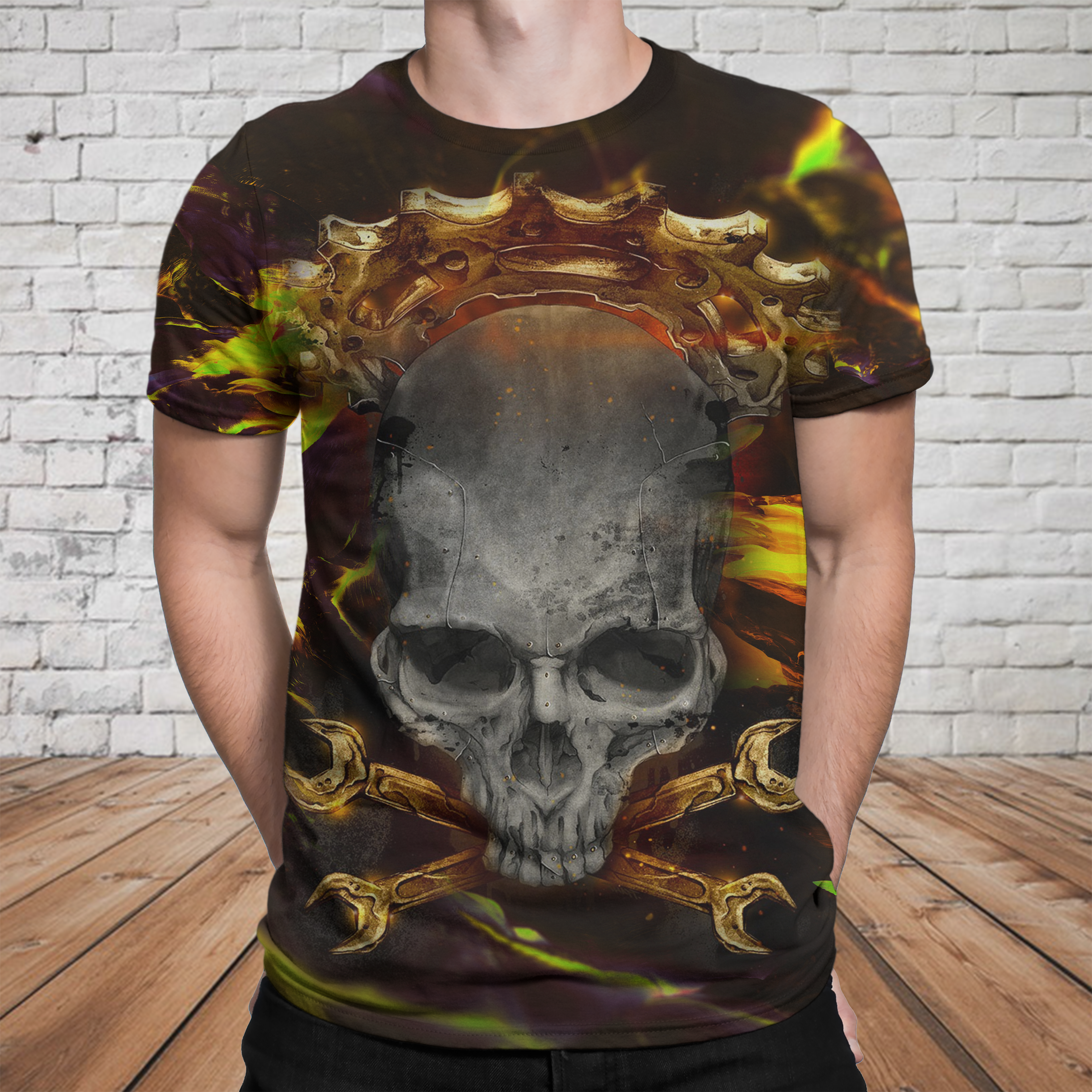 Skull 3D T-shirt - 02502