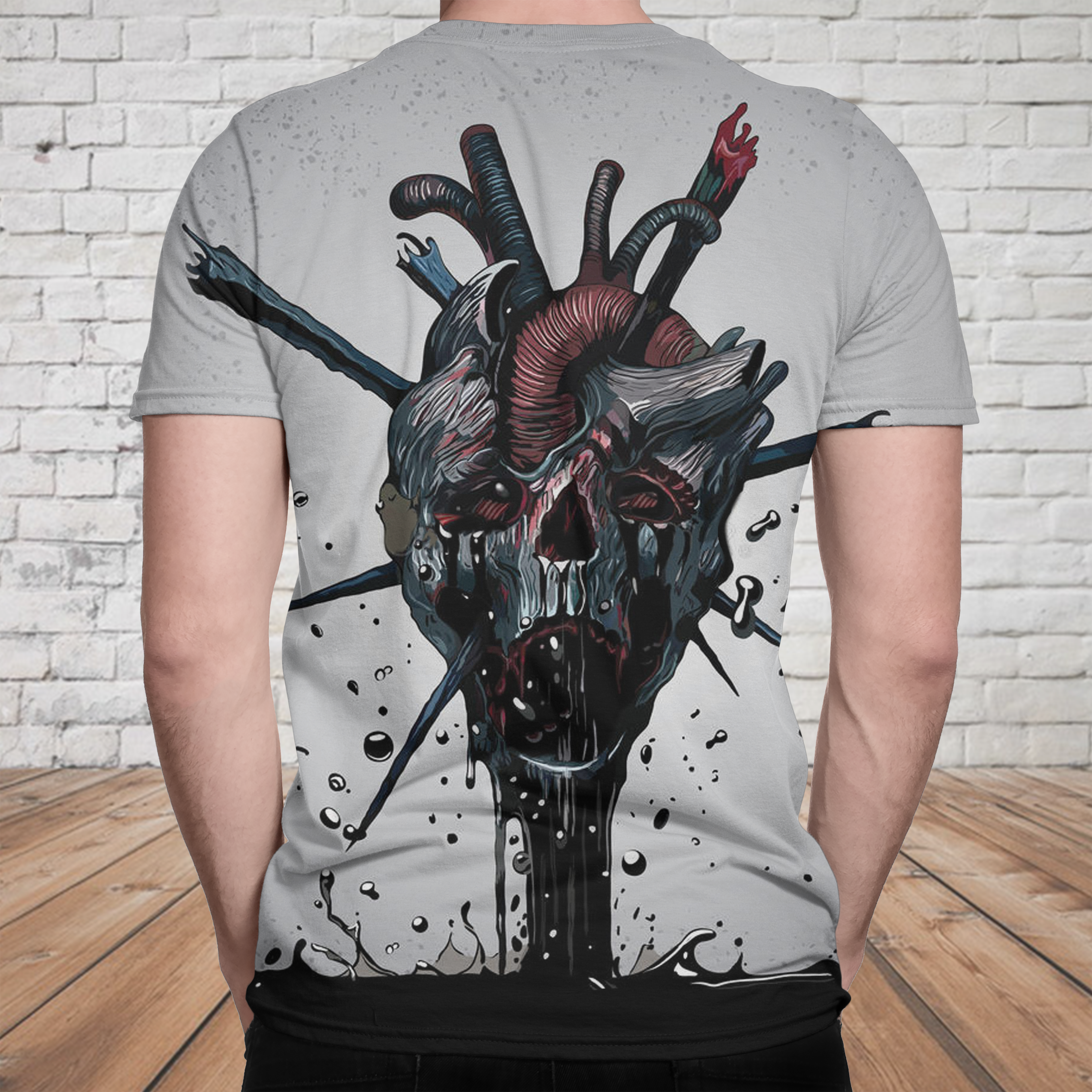 Skull 3D T-shirt - 02702