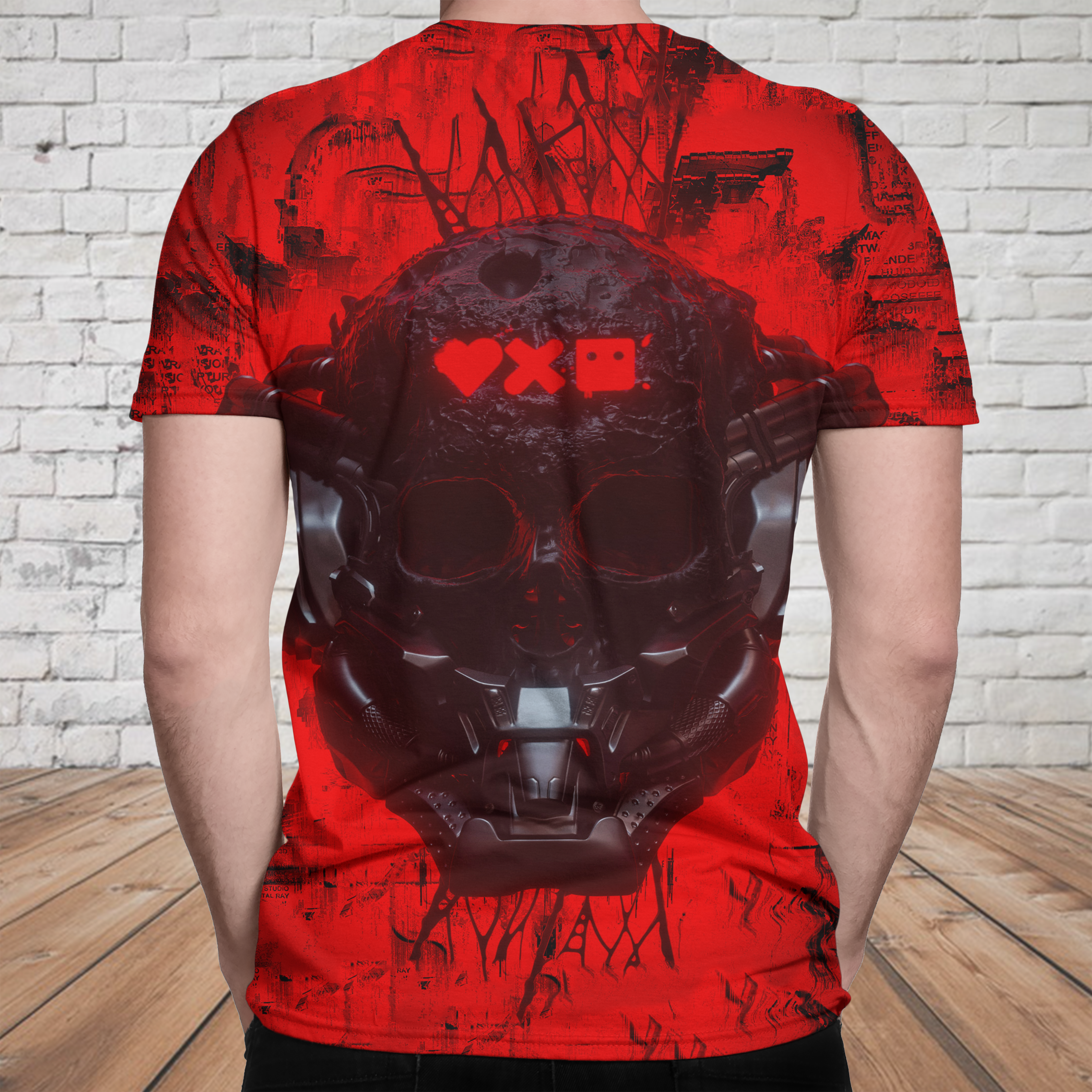 Skull 3D T-shirt - 02711