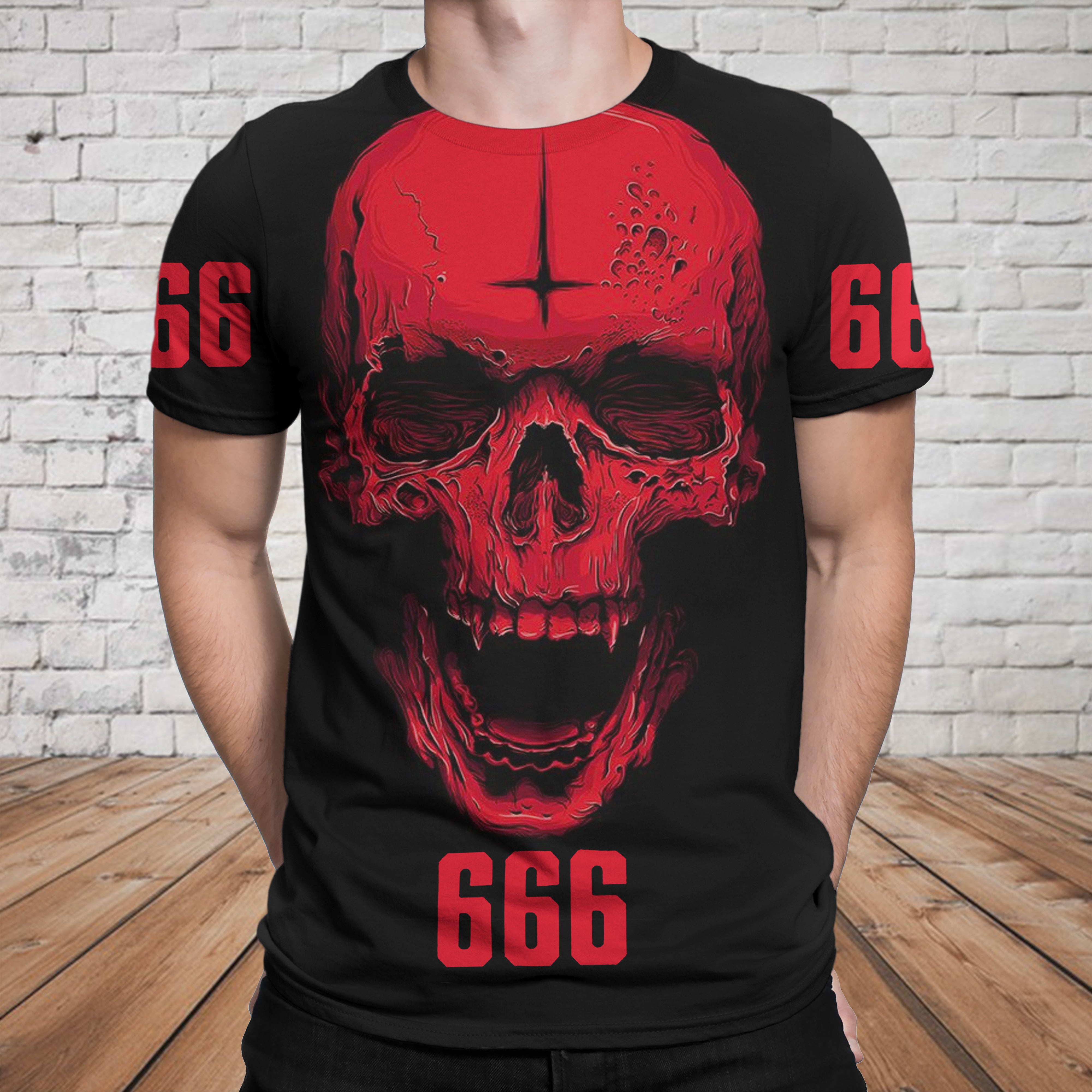 Skull 3D T-shirt - 03066