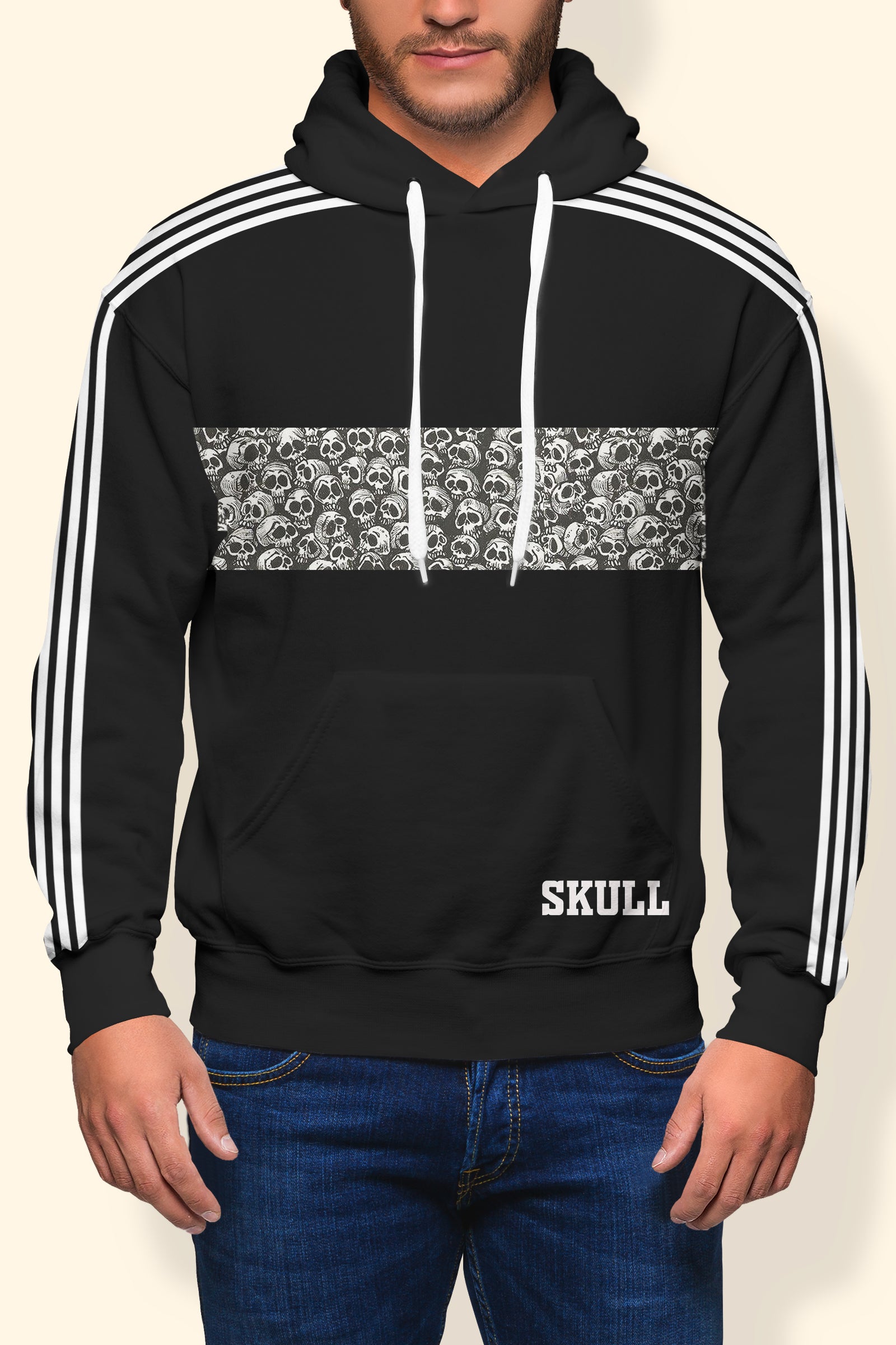 Skull 3D Hoodie - 03536
