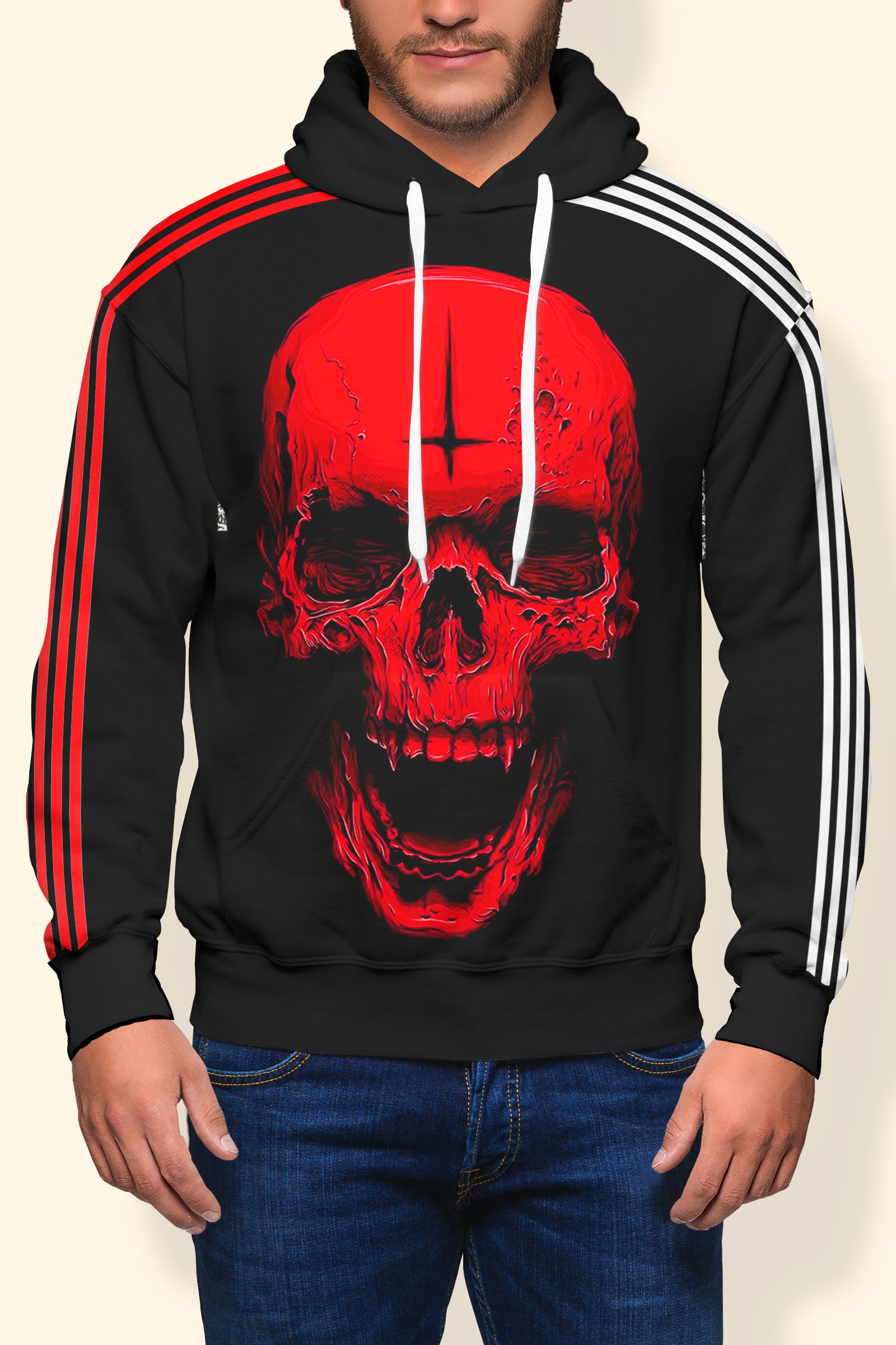 Skull 3D Hoodie - 03554