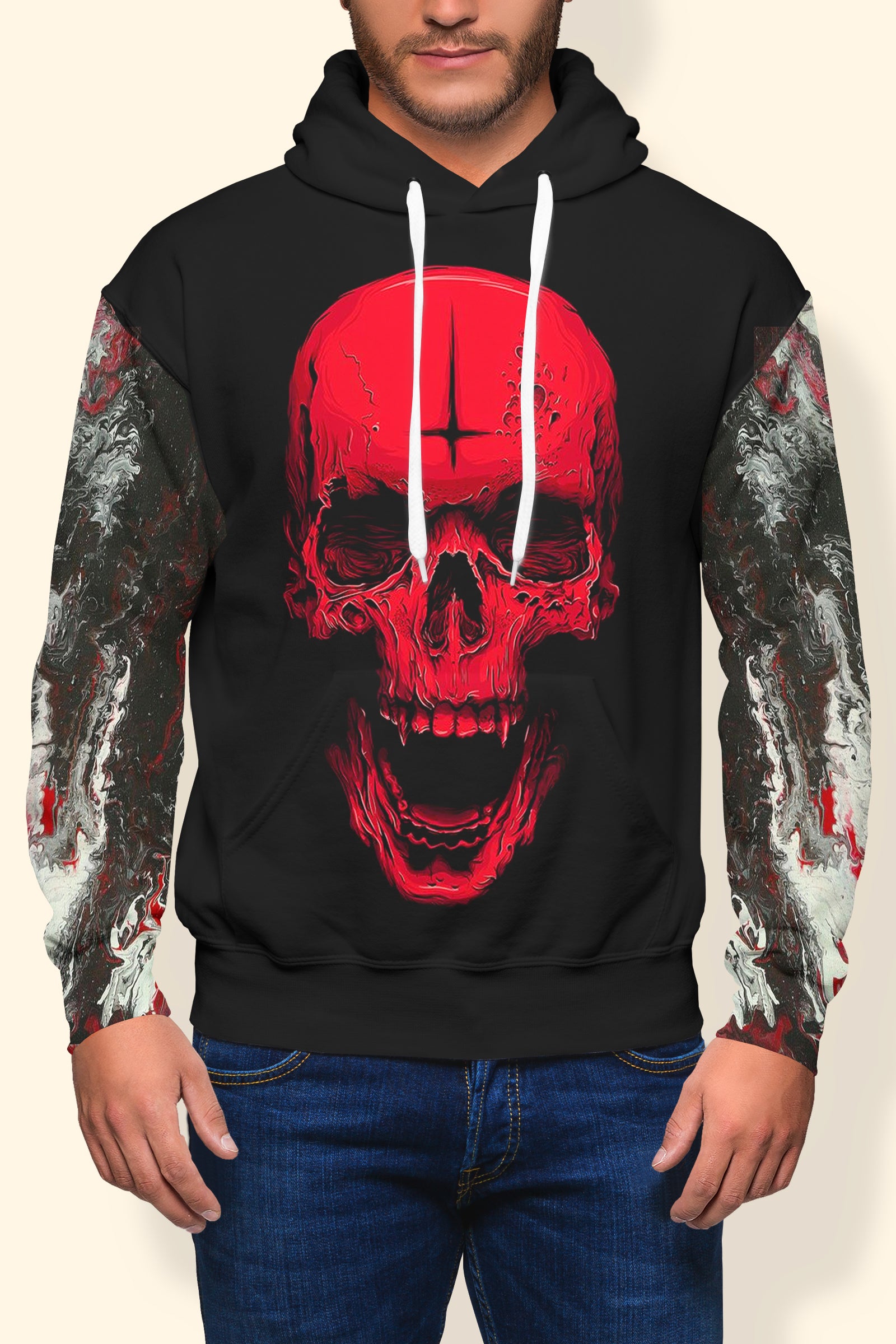 Skull 3D Hoodie - 03668