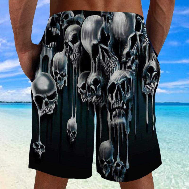 Skull 3D Shorts_Melting Skull 2