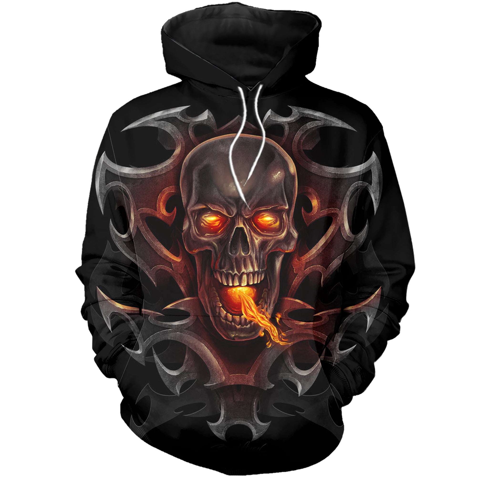 Skull 3D Hoodie - 03893