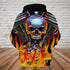 Skull 3D Hoodie_Mechanical Skull