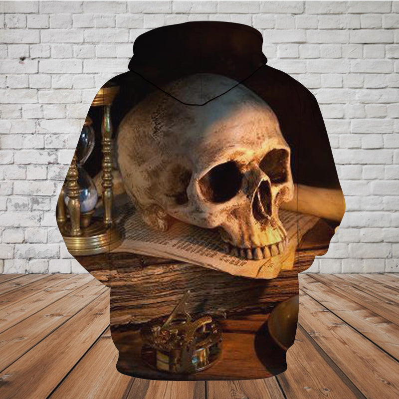 Skull 3D Hoodie_Skull Candle