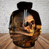 Skull 3D Hoodie_Skull Candle