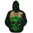 Skull 3D Hoodie Irish Skull - 04684