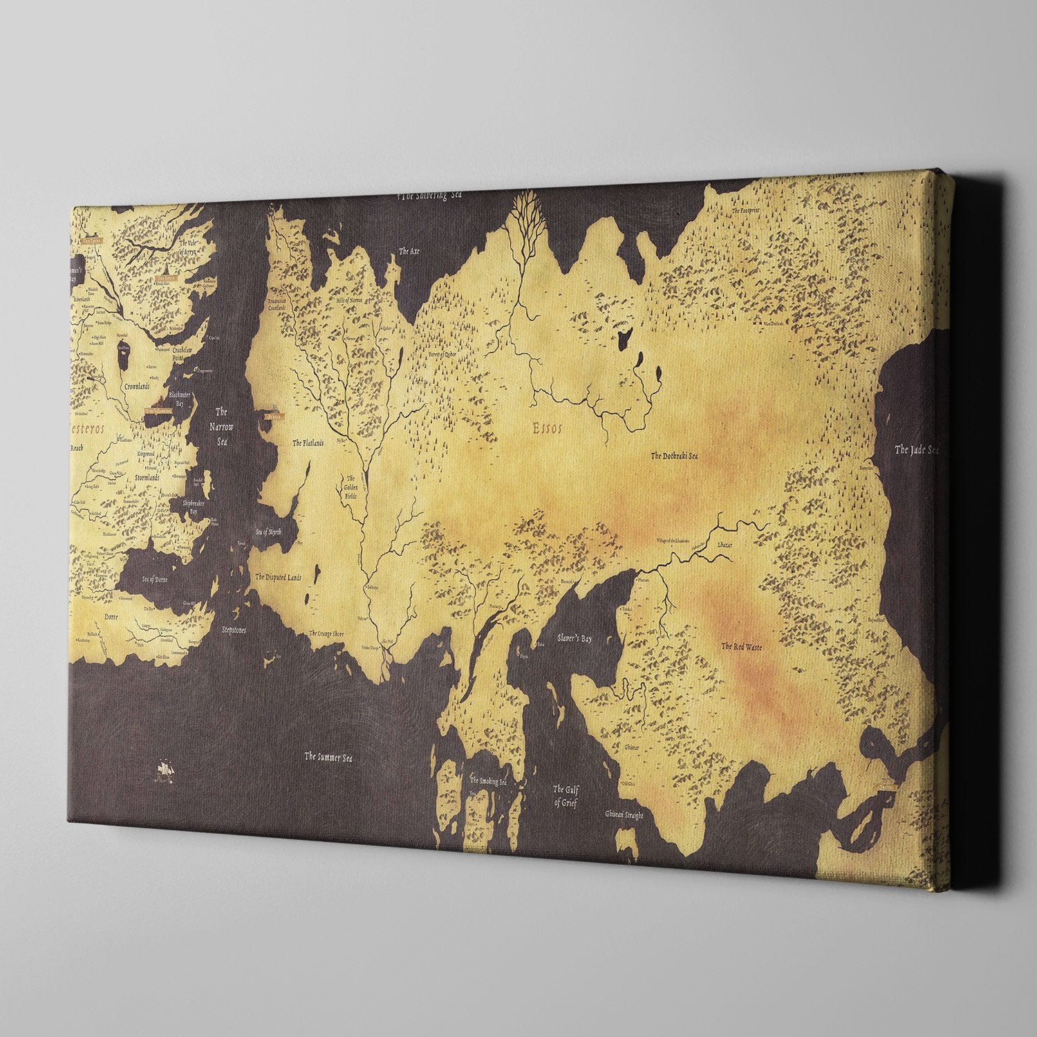 Dragon Canvas Westeros Map - 04733