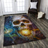 Skull Gothic Area Rug Carpet 04827