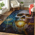 Skull Gothic Area Rug Carpet 04827