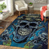 Skull Gothic Area Rug Carpet 04829