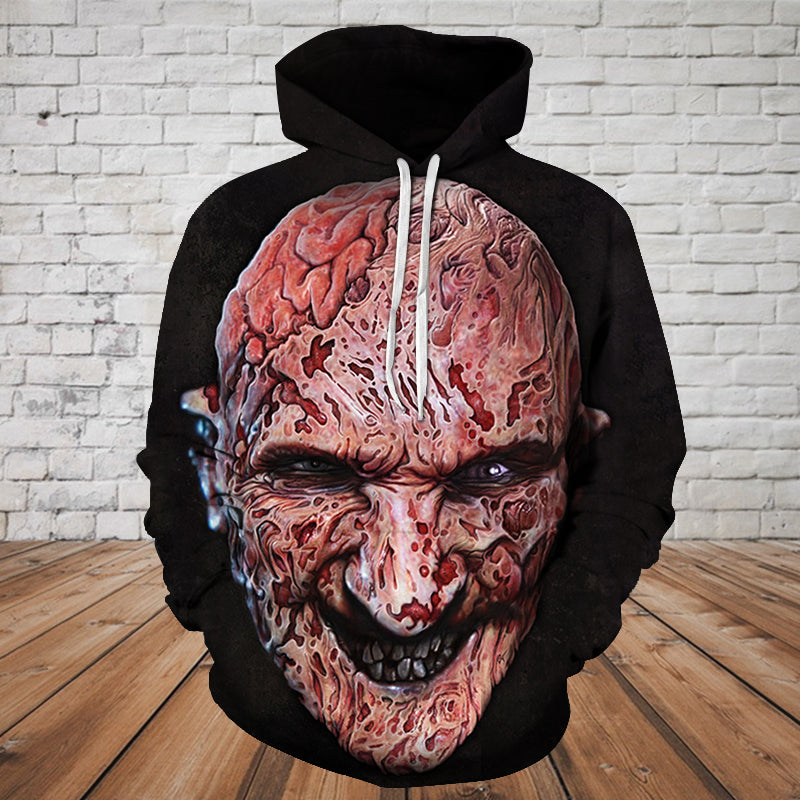 Skull 3D Hoodie - The Face - 0506