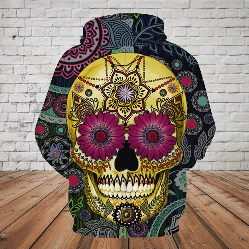 Skull 3D Hoodie - 0580