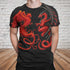 Phoenix vs Dragon 3D t-shirt 06384