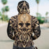 Skull 3D Zip Hoodie - 0768