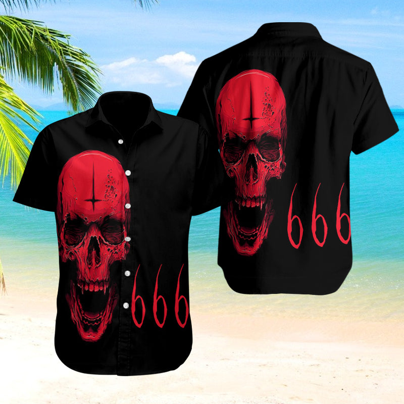 Skull Hawaii Shirts 08584
