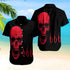 Skull Combo Beach Shorts and Hawaii Shirt 08681