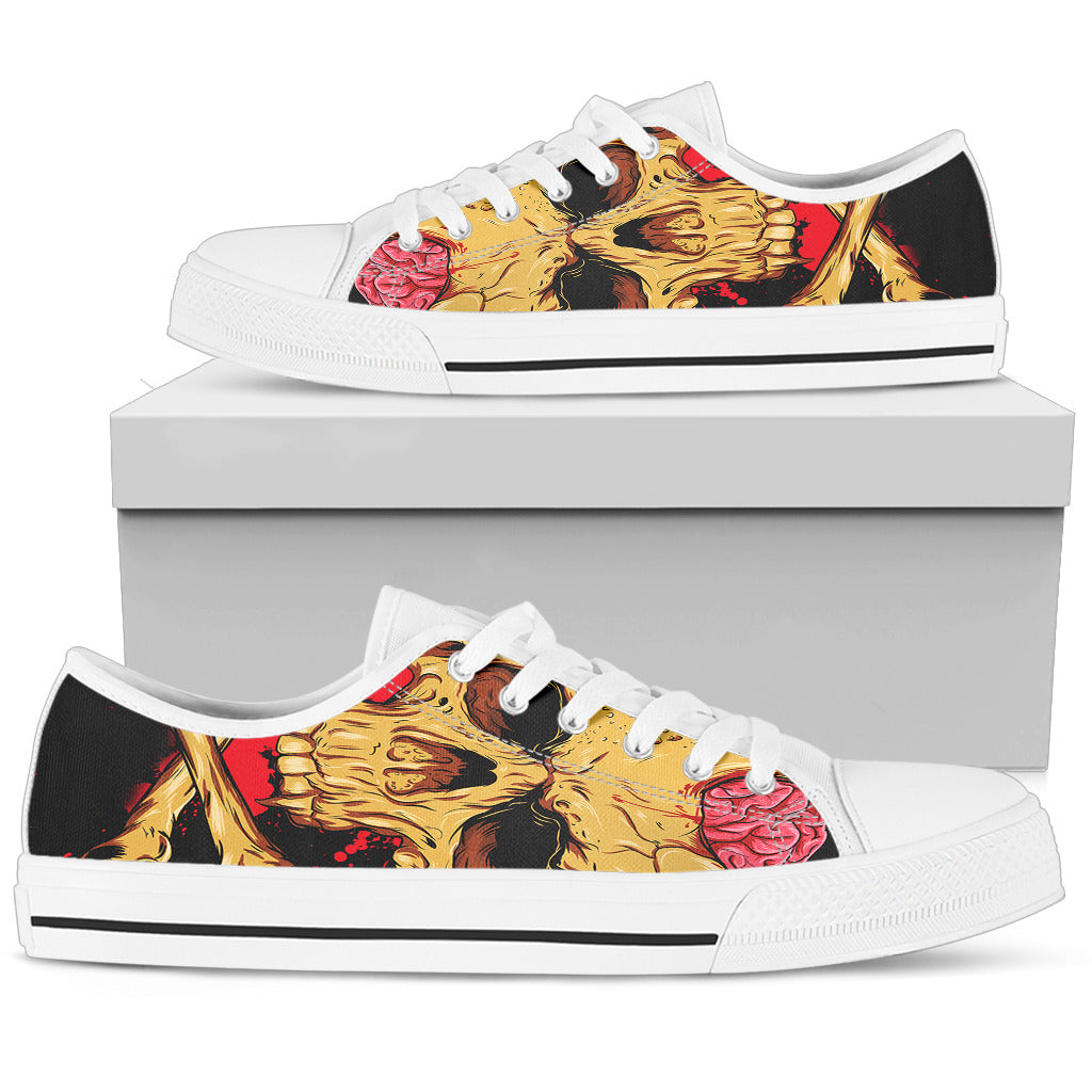 Skull Low Top Shoes - 02111