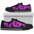 Women's Low Top Shoes_Purple skull