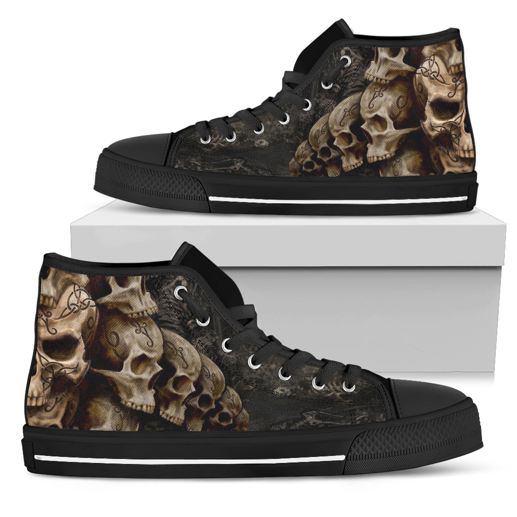 Skull High Top Shoe 0423