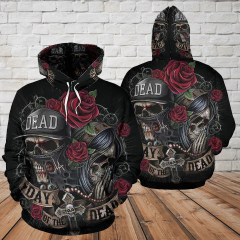 Skull 3D Hoodie_Day of the Dead