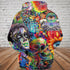 Skull 3D Hoodie_Painting skull