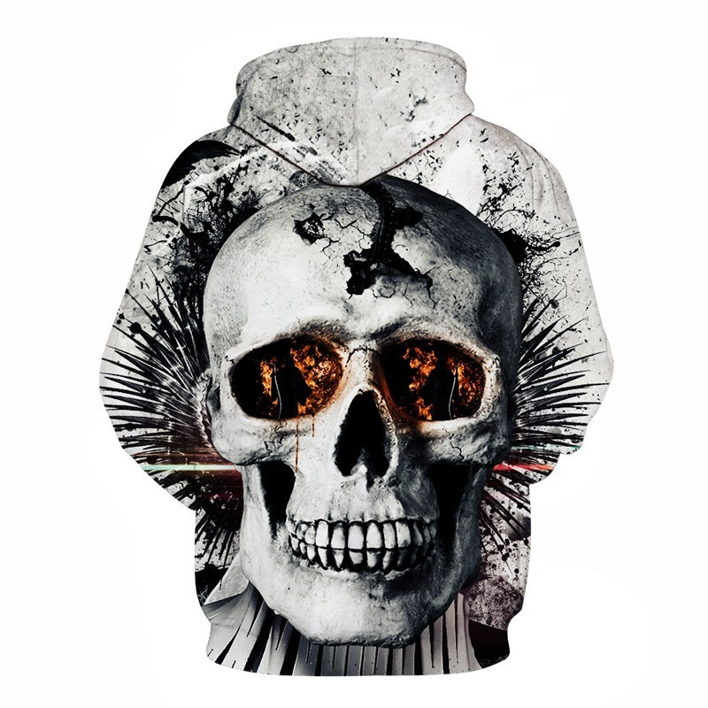 Skull 3D Hoodie_3D Skull