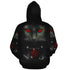 Gothic Black Cat Pentagram 3D Hoodie 06010