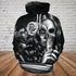 Skull 3D Hoodie - 1125