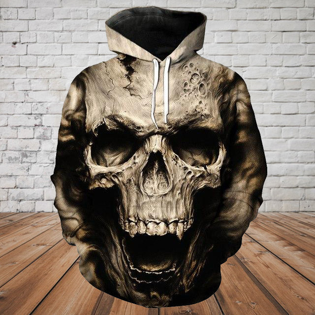 Skull 3D Hoodie - 1130