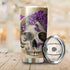 Crystal Skull Purple Tumbler 06014