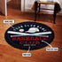 Personalized Baseball club badge Round Mat 07658