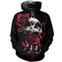 Skull Rose 3D Hoodie 07008