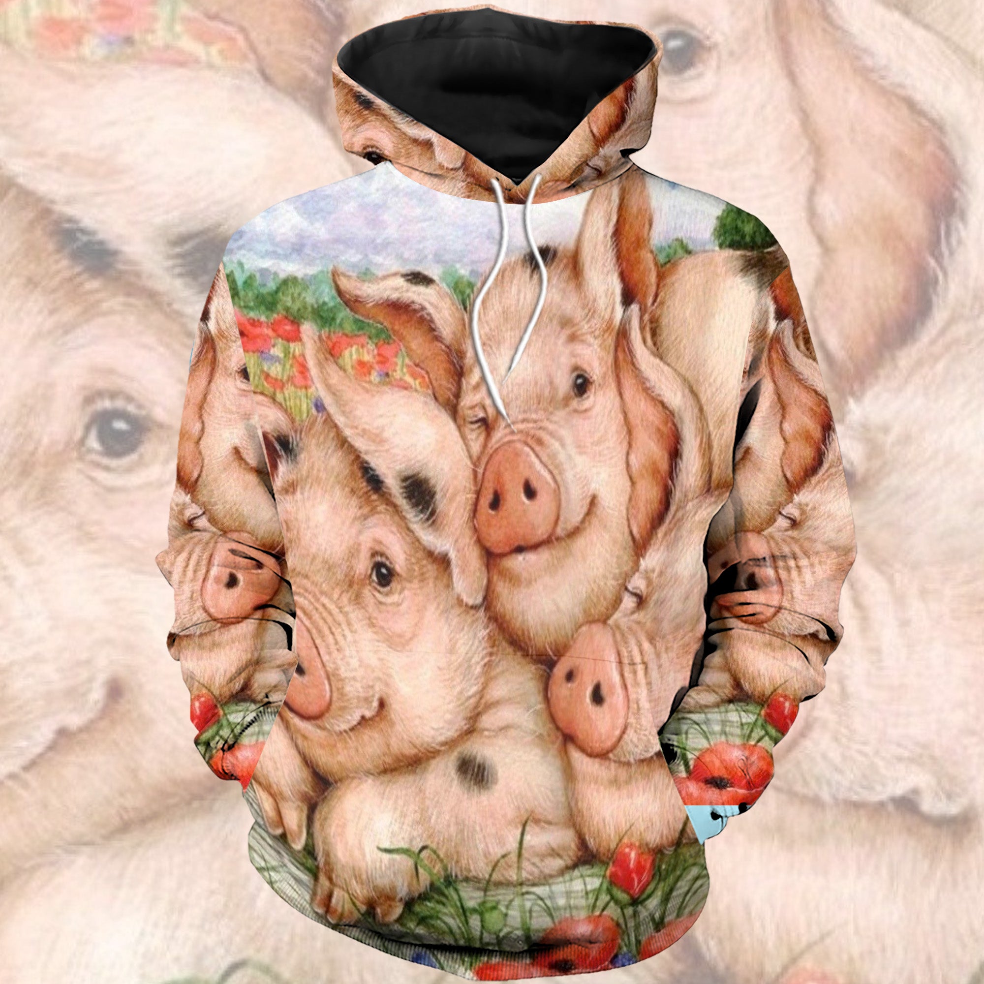 Farm Pig 3D Hoodie 06292