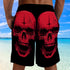 Skull Satan Inverted Cross Beach Shorts 05004
