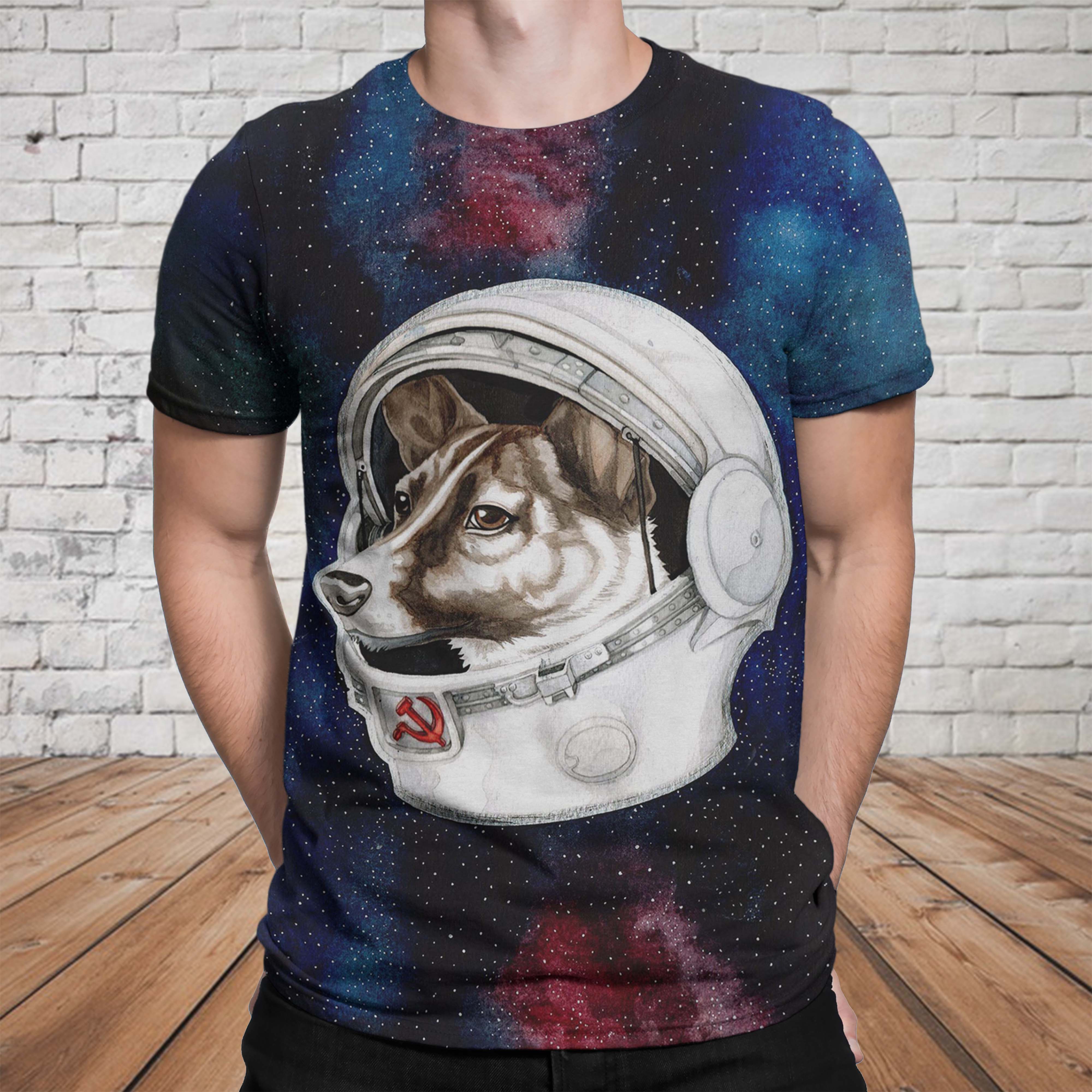 Laika - Space Dog 3D T-Shirt 06325