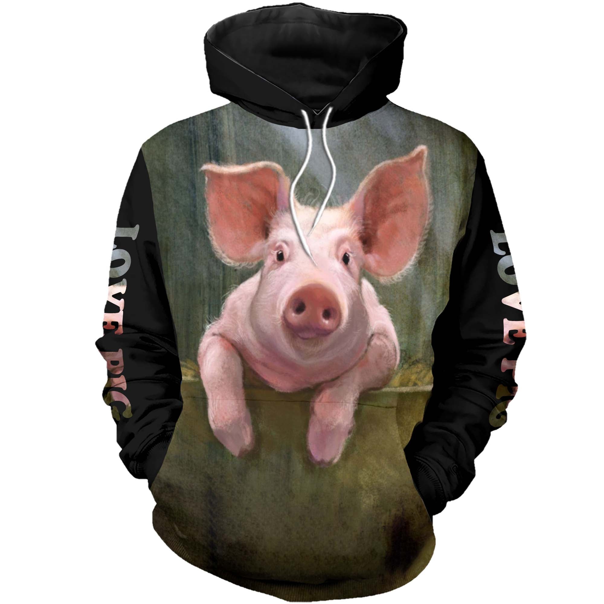 Pig Farm 3D Hoodie 06331