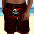 Skull Red Hands From Hell Shorts 08599