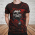 Skull Red Hands From Hell T-shirts 08601