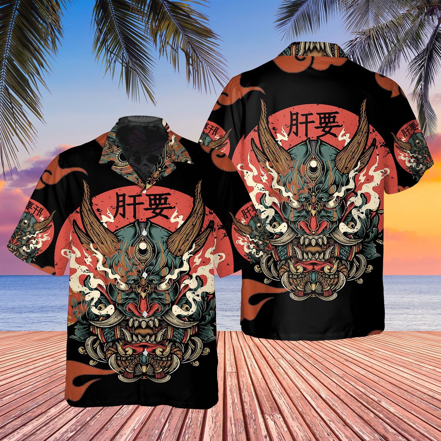 Samurai Shin Musha Hawaii Shirt 09597