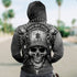 3D Zip Hoodie_Black and White Skull V2