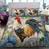 Vintage Rooster Bedding Set 07374